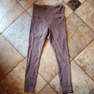 🌼Athleta X Alicia Keys Elation Ribbed Tight In Taupe. Size S. EUC.#988849
